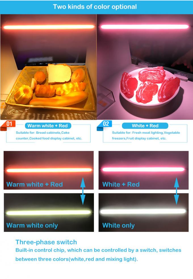 Porzellanfabrik Berufs-220v führte neues helles neues Licht für Kastenbeleuchtung des Frischfleisches des Supermarktes geführte
